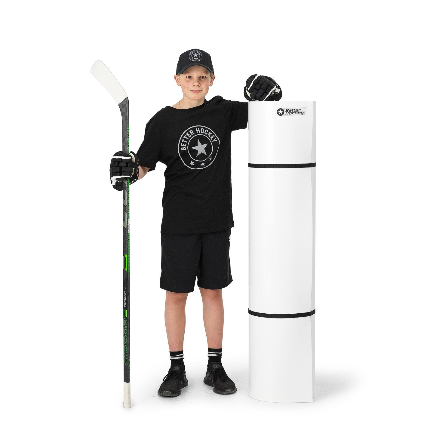 Roll-Up Hockey Shooting Pad XL 4.5'x10' | Better Hockey – Better