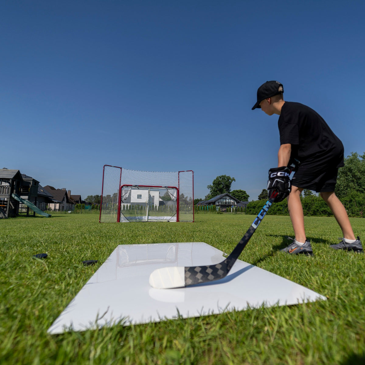 Real pucks, no wax, no prep