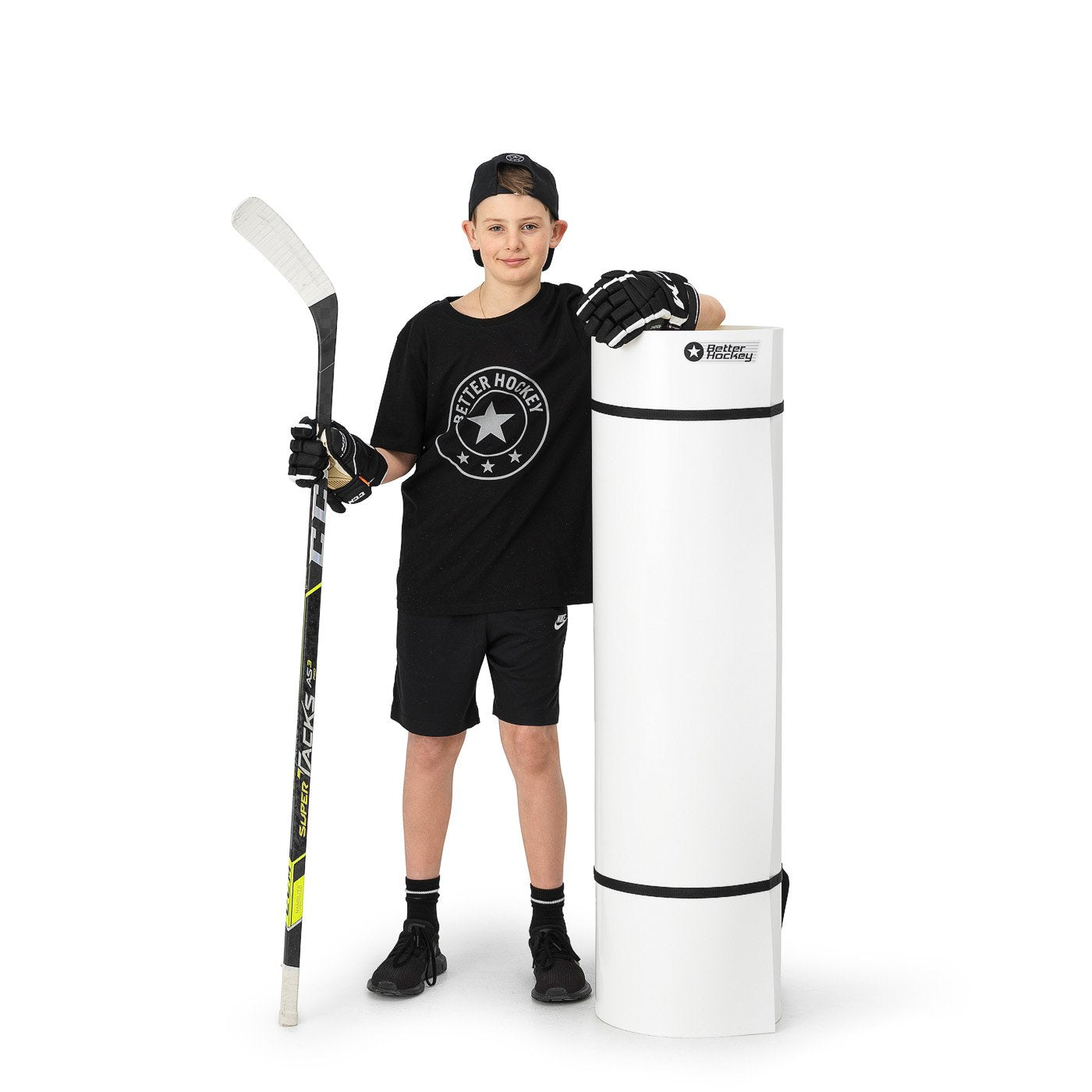 Roll-Up Hockey Shooting Pad 4'x8.5' | Better Hockey – Better